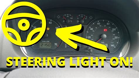 Turn steering wheel completely to the right and hold it there for a second. . How to reset power steering fault on vw
